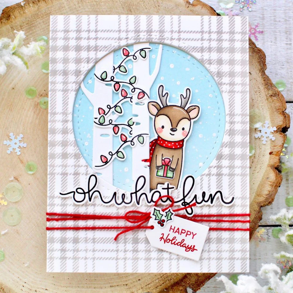 AliliArts Merry Wishes металлические штампы и для скрапбукинга нож рукоделия лезвие