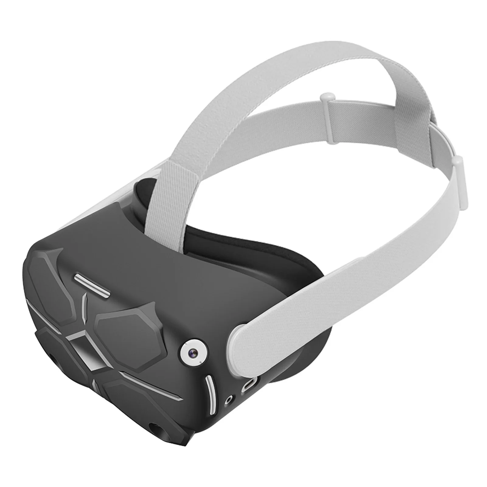 

Защитный чехол, совместимый с очками Oculu Quest 2 VR, аксессуары для хоста, мягкий прочный силиконовый чехол, противоскользящий чехол