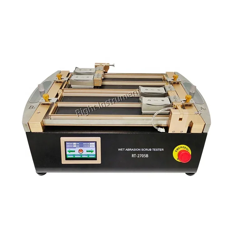 Краски управления сенсорным экраном покрытия мокрый скраб тестер истирания и