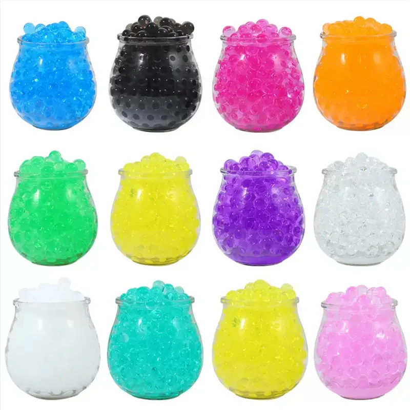 

170pcs/1bag Crystal Soil Hydrogel Gel Polymer Water Beads Flower/Wedding/Decoration Maison Growing Water Balls Big Home Decor