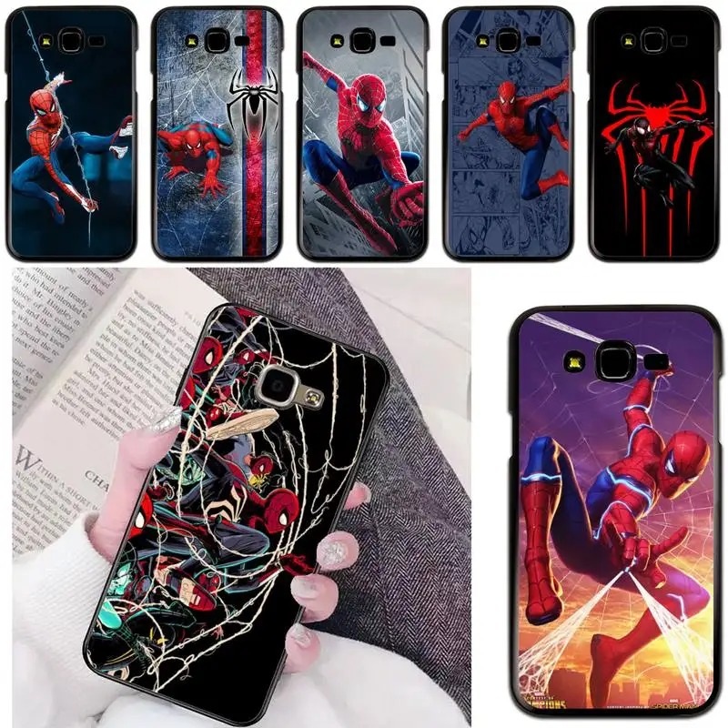 

Marvel Piderman Phone Case For Samsung Galaxy J200 J2 Prime J2 Pro J6 2018 J250 J4 Plus J415 J5 Prime J7