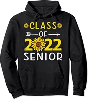 class of 2022 sunflower senior 2022 graduate pullover hoodie tops long sleeve sweatshirt