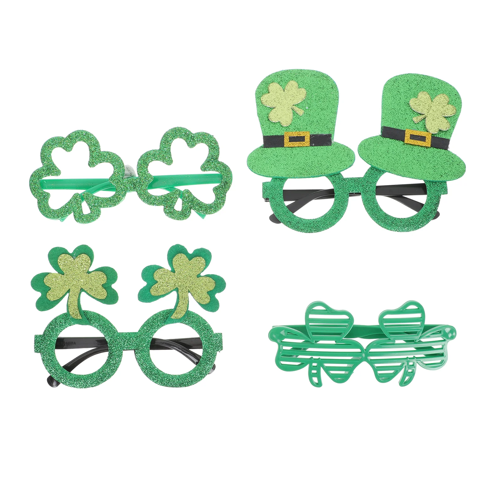 

Patrick St Glasses Day Partydecor Favorscosplay Green Eyeglasses Suppliesdecors Gift Props Decorative Patricks Shamrock Kit