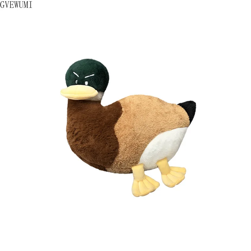 

Детская подушка-подушка, плюшевая утка с зеленой головой