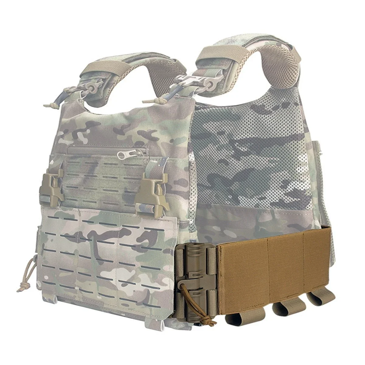 Жилет быстросъемный боковой поясной ремень тактический эластичный пояс EDC