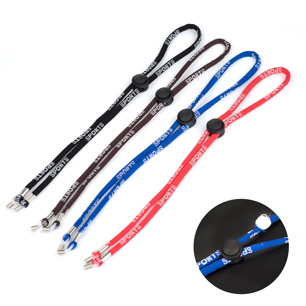 

New Non-Slip Sunglasses Rope Unisex Outdoors Sports Glasses Cord Women Men Eyeglasses Eyewear Cord Elastic Polyester Neck Strap