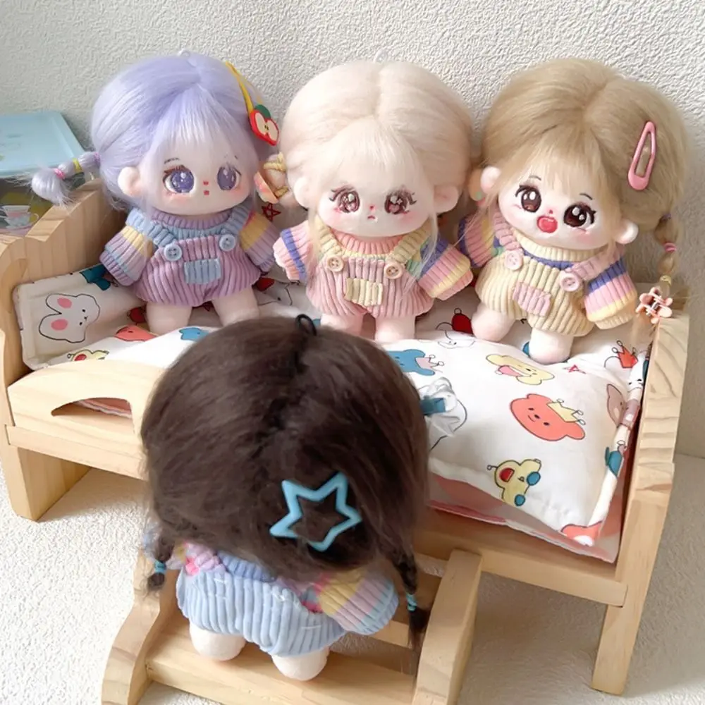 Одевание 20 см хлопковая кукольная одежда Радужный костюм комбинезон для куклы