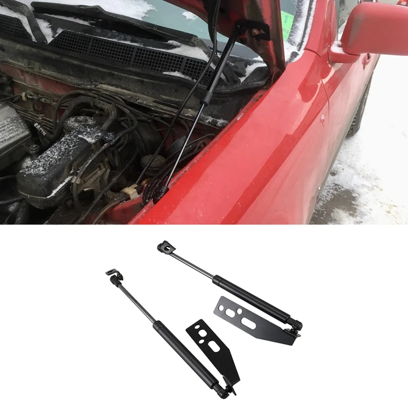 

2PCS Front Bonnet Hood Gas Struts Lift Support Shock Damper Accessories For Toyota Yaris Echo Vitz 99-05