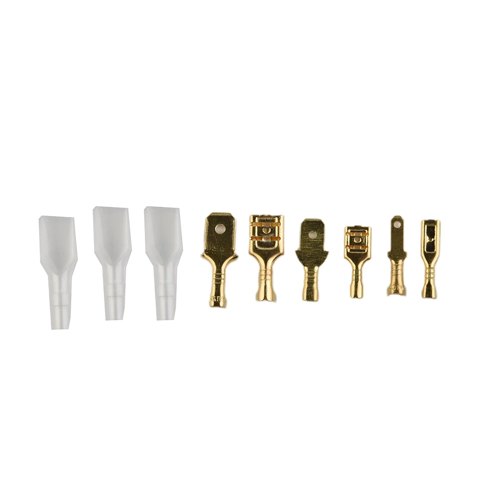 

315pcs Cable Spade Lugs Electrical Wire Terminals Crimp Connectors W/ Sleeves 2.8mm/4.8mm/6.3mm Power Tool Accessories