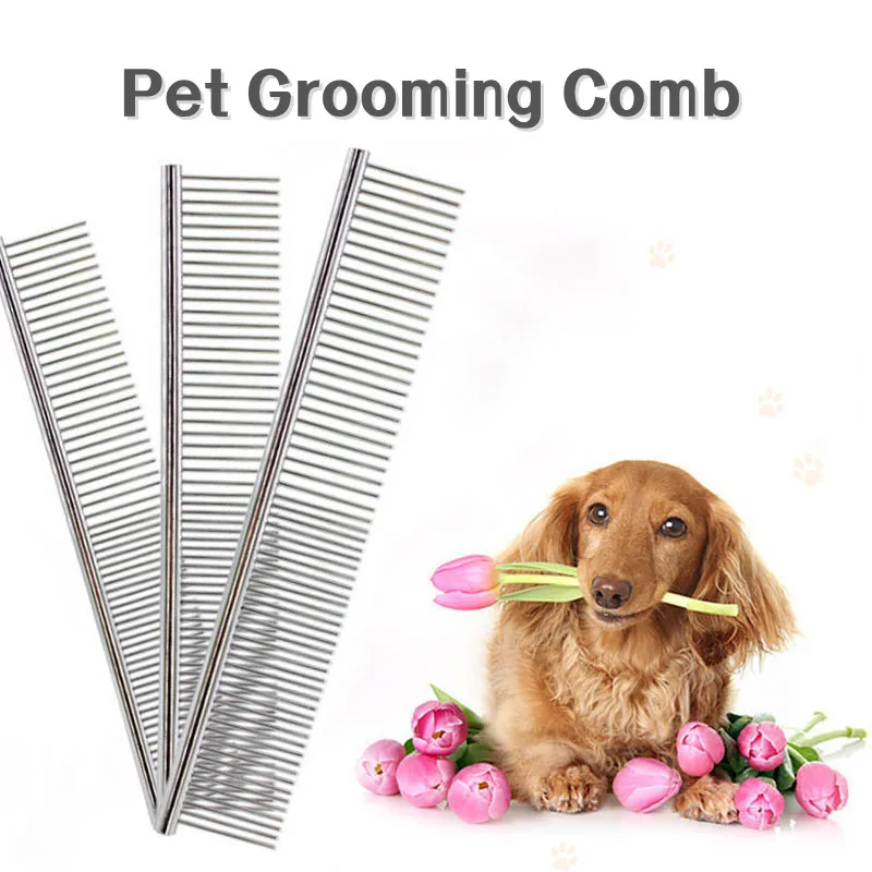 

Pet Comb Grooming Comb Dog Brush Pet Supplies Dog Row Comb Teddy Golden Retriever Comb Hair Comb Pet Grooming Comb