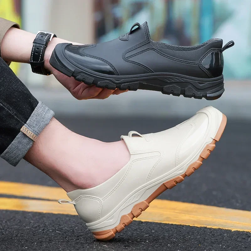 Мужские непромокаемые ботинки до щиколотки повседневная обувь для активного