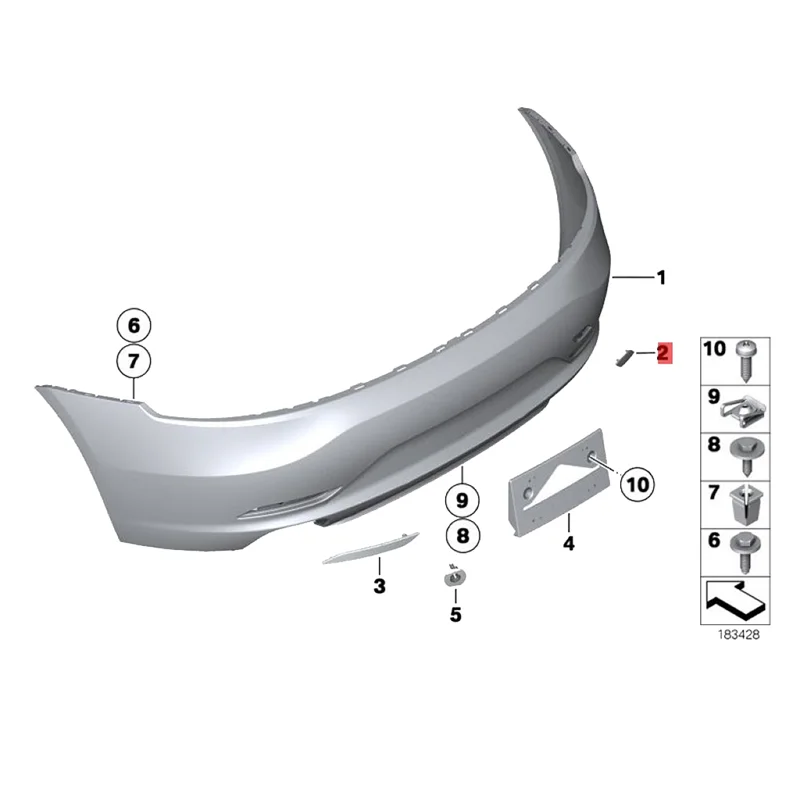 51127228112 Крышка буксировки заднего бампера для E89 Z4 8I 20I 23I 28I 30I 35I 35is 2009-2016