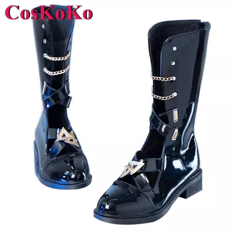 CosKoKo Spectre The Unchained Shoes Косплей Игра Arknights Модные универсальные высокие сапоги
