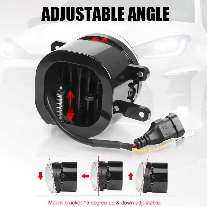 3 5 дюймовые светодиодные противотуманные фары в сборе 12 В DRL светильник ные