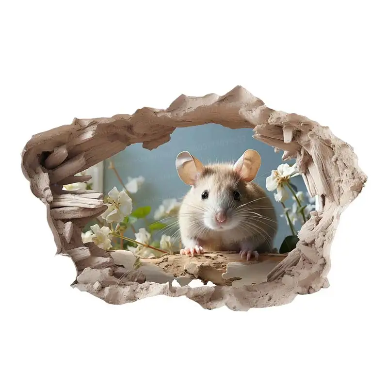 Виниловая наклейка мышь Cartoon  S239