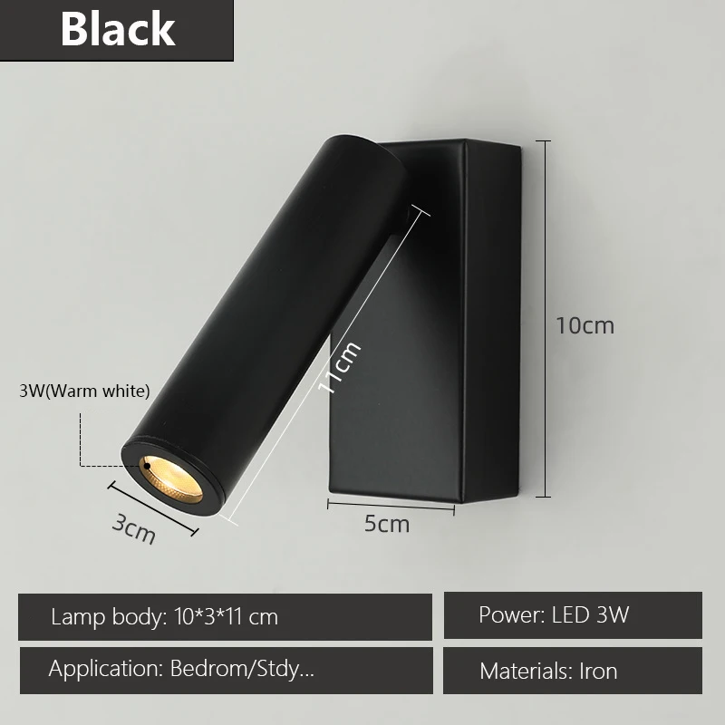 

Настенная LED лампа WGNUUC черная