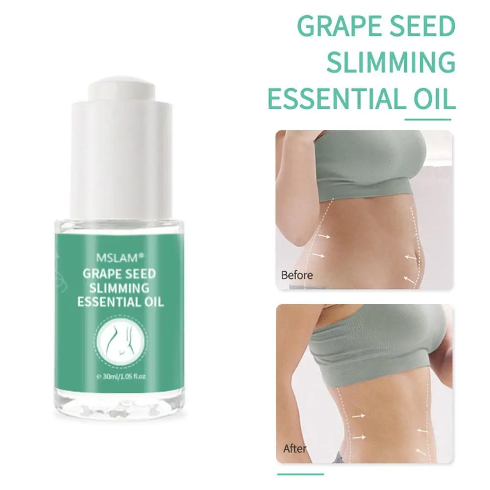 

Slimming Essential Oil Lose Weight Fast Fat Burning Belly Thigh Effect Oil Product Seed Slimming Grape Essence C6N2