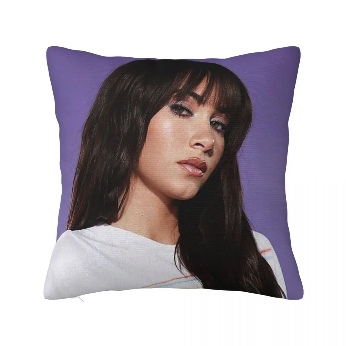

Beauty Aitana Pillowcase Printed Polyester Cushion Cover Decoration Spanish Singer Throw Pillow Case Cover Home Square 45X45cm