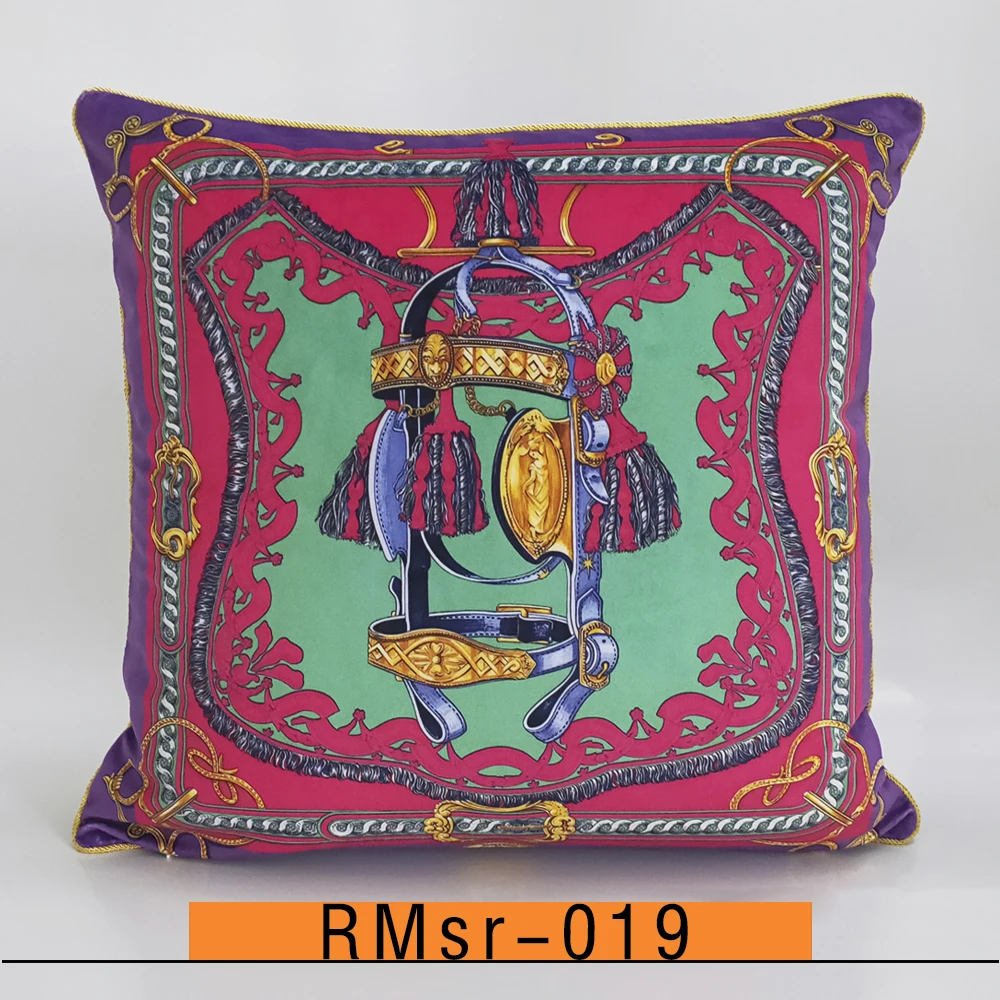 

Li velvet pillow cover cushion cover 45CM sofa cushion pillow car waist rest pillows for bedroom chair cushion