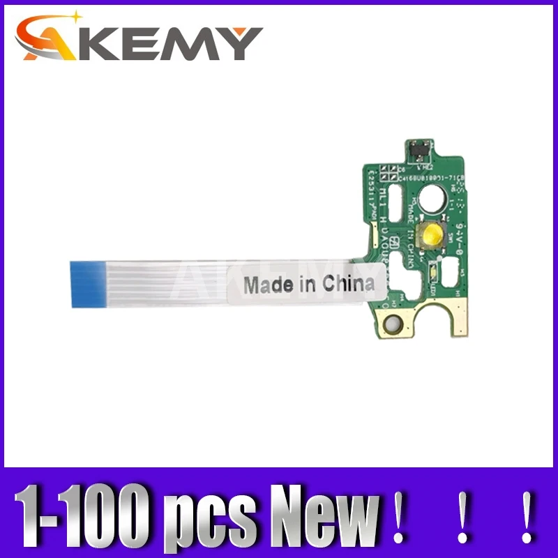 

Новая оригинальная плата кнопки питания Akemy для HP Pavilion 15-N 14-N 15-F Series DA0U83PB6E0 с лентой 100-001, 1-732076 шт.