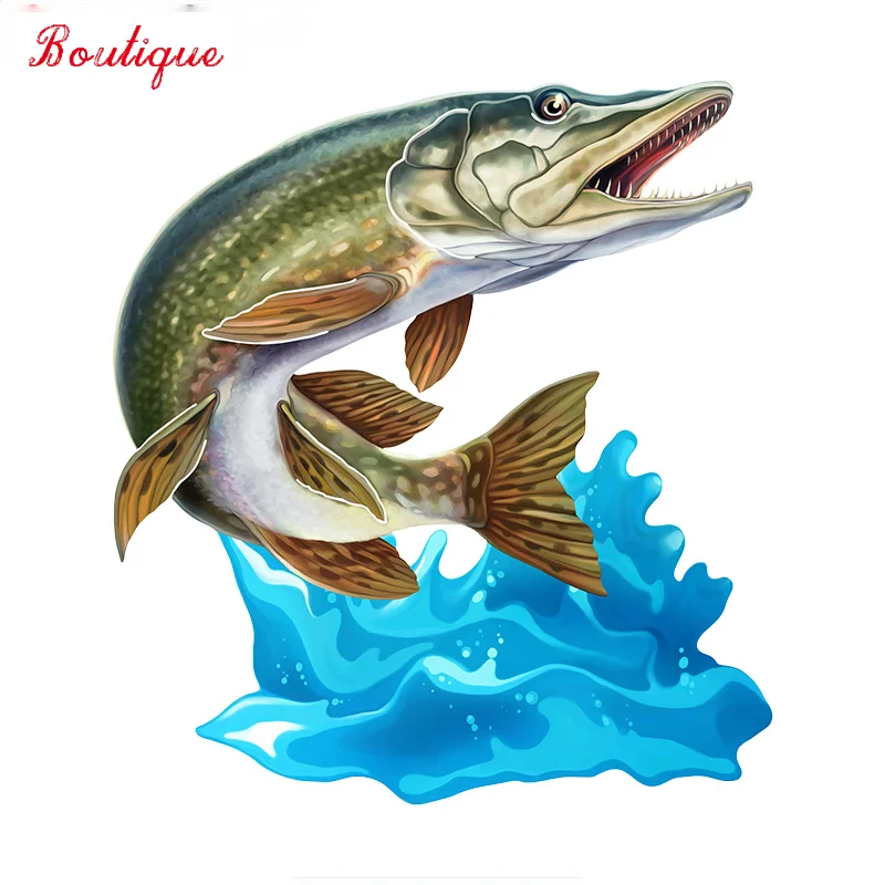 

Художественный автомобиль с 3D изображением рыбы на стене. Велосипед. Мотоцикл. Наклейки, персонализированные украшения, автомобильные прин...