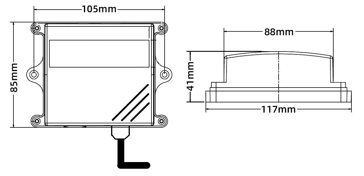 Экологическое сельское хозяйство 0-2000ppm 0-5000ppm 0-10000ppm RS485 Modbus детектор газа 4-20mA 0-5В