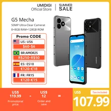 [World Premiere] UMIDIGI G5 Mecha Smartphone, Android 13 ,6.6" FHD+Screen, 8GB 128GB, 50MP Camera,6000mAh 90Hz Mobile phone