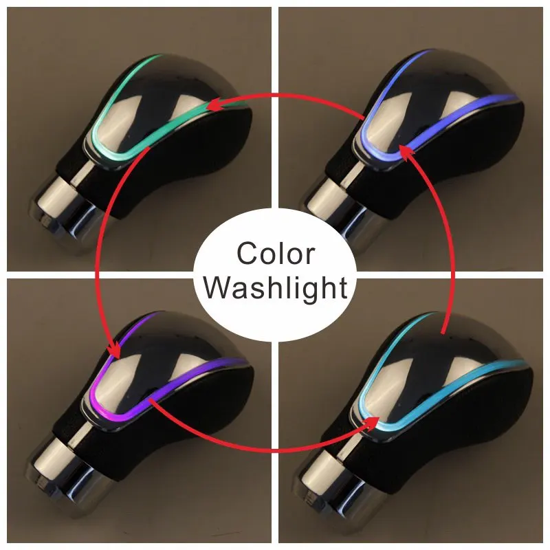 

TOUCH MOTION ACTIVATED Blue / Red / White / Changeable LED LIGHT CAR SHIFT KNOB UNIVERSAL SHIFTER GEAR