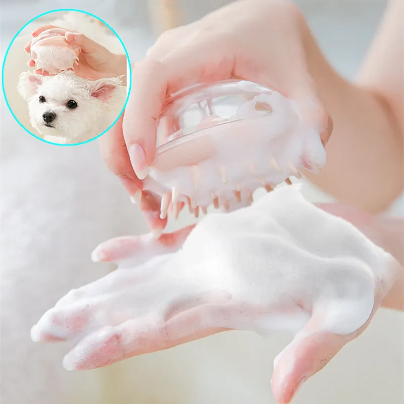 

Dog Brush Massage Dog Shower Brush Soft Silicone Combs for Dogs Bathing Dogs Bath Combs Pet Massager Cleaning Tools Pet Supplies
