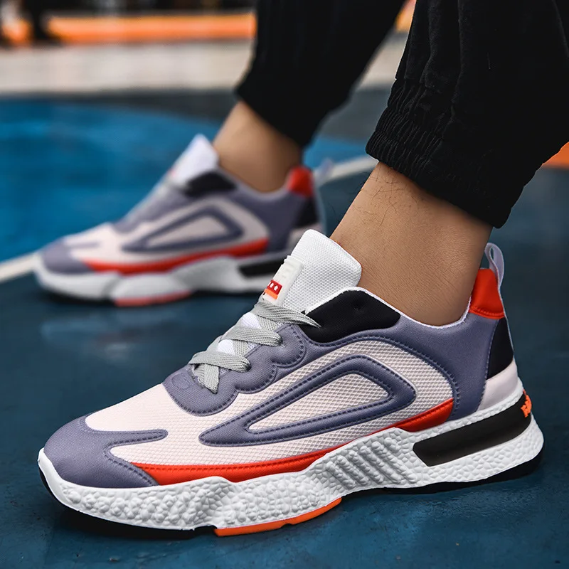 

Trendy Shoes Men's Fly Woven Breathable Casual Trendy Shoes Student Lace Running Shoes New Men's Sports Shoes