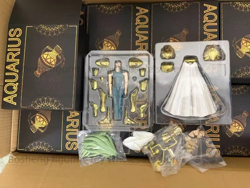 Фото ShineTime/ST Модель Saint Seiya Myth Cloth EX Aquarius Degel Gold Lost Canvas/LC Рыцари Зодиака, фигурка в наличии №1