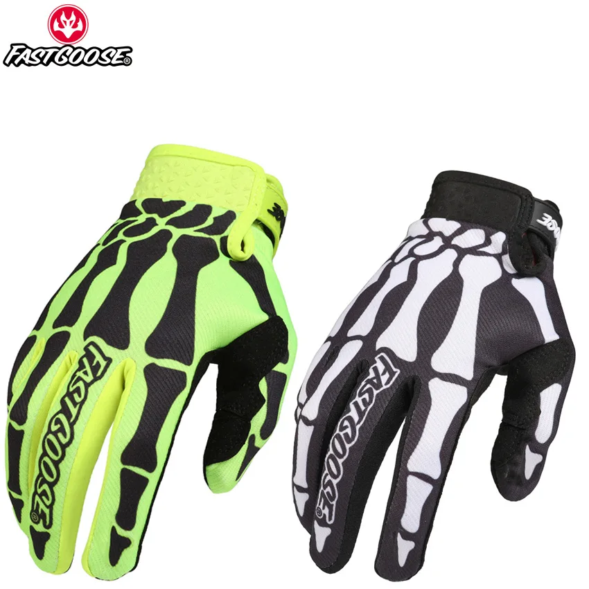 FASTGOOSE перчатки со скелетом для мотоцикла мотокросса внедорожные MX BMX MTB ATV Guantes