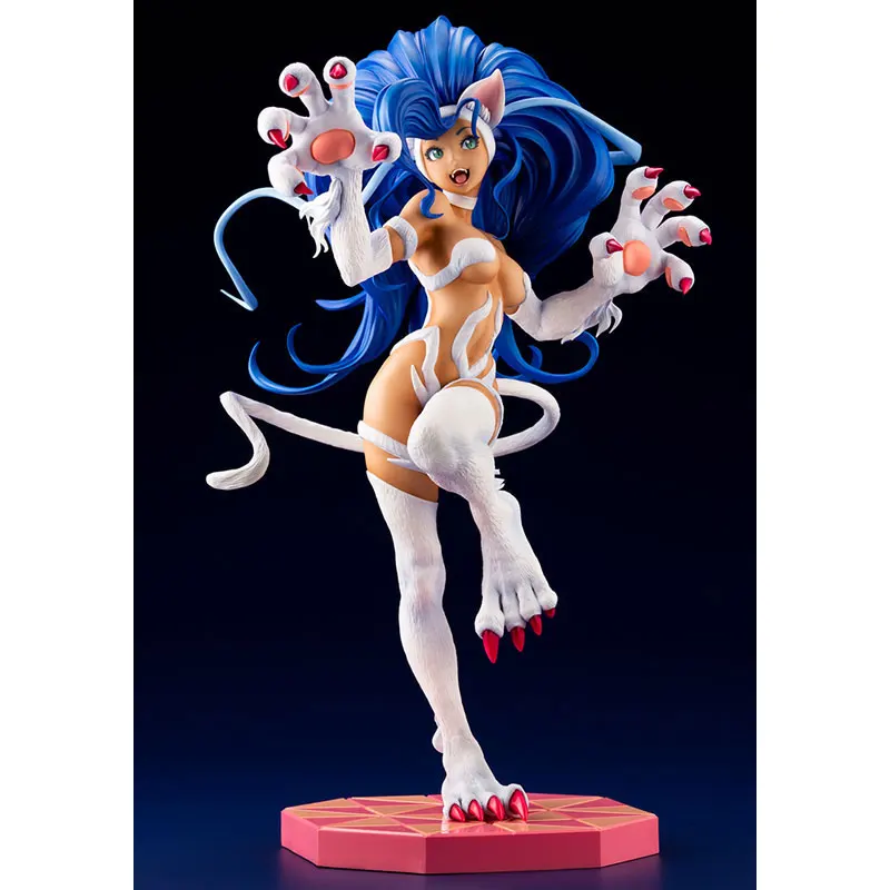 

In Stock Original Genuine Kotobukiya Darkstalkers Felicia Catwoman Lady Jaye PVC Action Figure Toys Model Doll For Birthday Gift