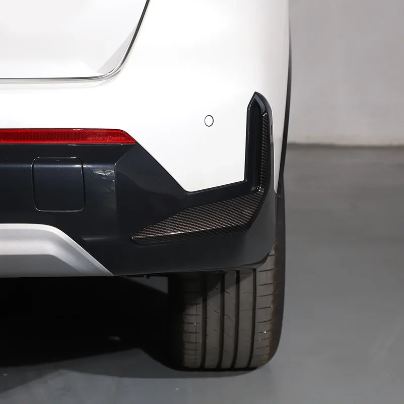 Для BMW X1 iX1 U11 2023-2024 ABS углеродное волокно автомобильный задний бампер с обеих
