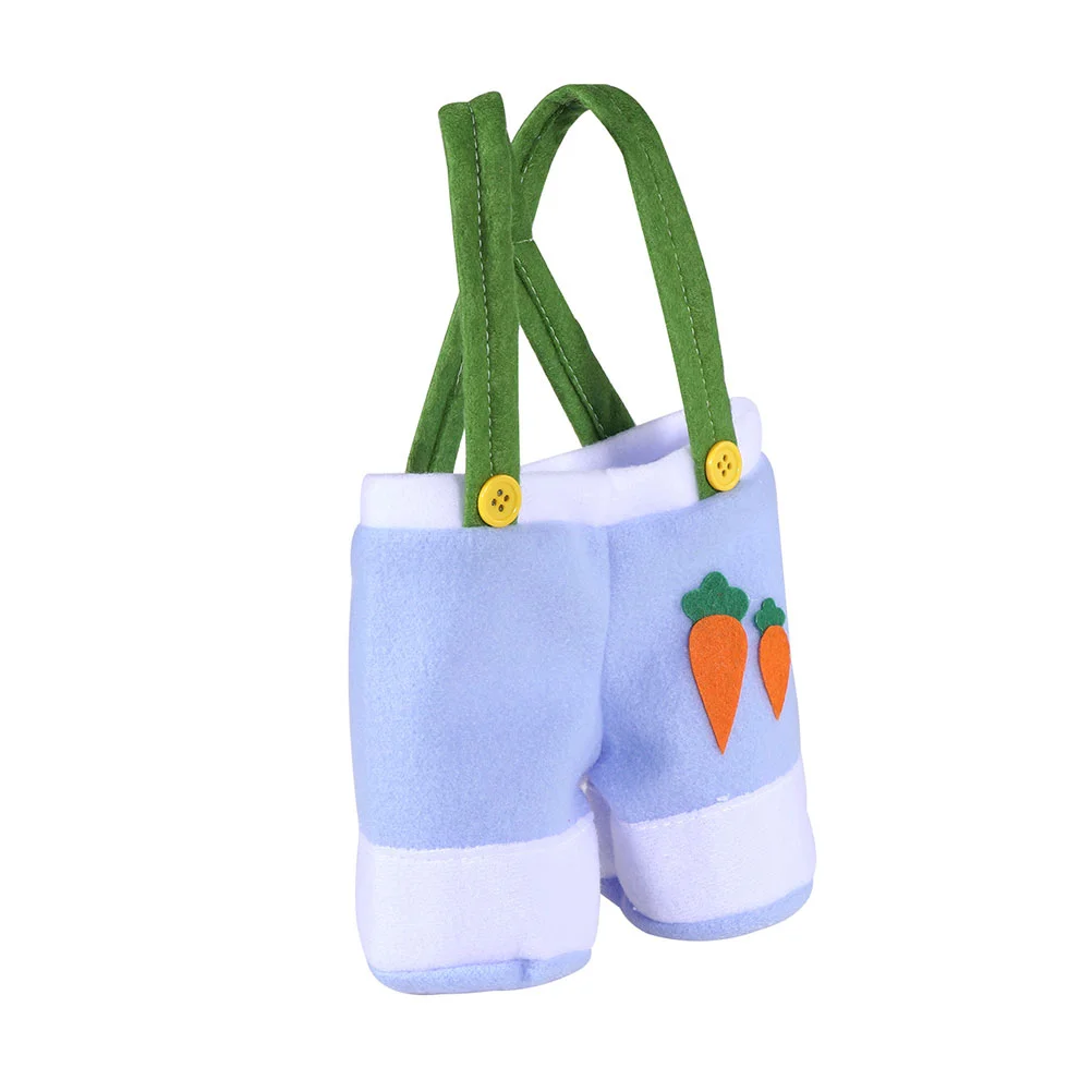 

Easter Candy Bag Gift Bag Cartoon Suspender Trousers Shape Storage Pouch
