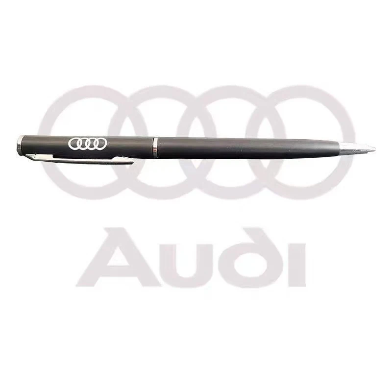 

Автомобильный логотип, портативная шариковая ручка, мужской подарок, бизнес-автозапчасти для Audi Emblem C7 C6 A5 Q5 Q7 A7 Q3 TT A4 B8 B6 B7 B9 A3 8P 8V 8L A6