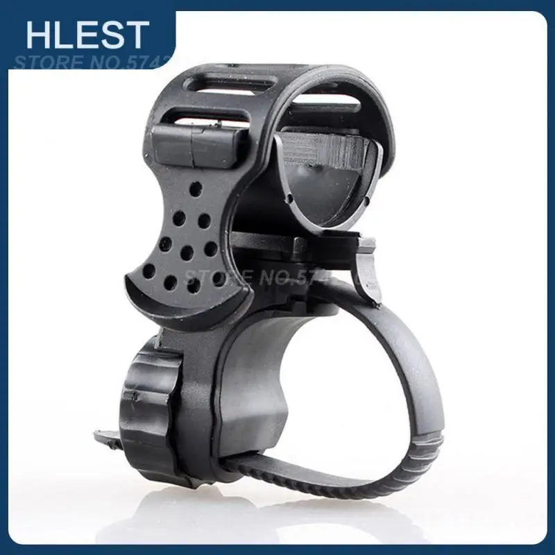

360 Degree Rotate Bicycle Light Bracket Bike Lamp Holder LED Torch Headlight Pump Stand Quick Release Mount Bike Accessories