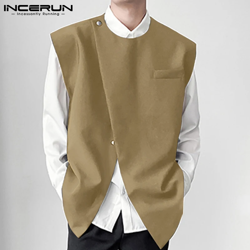 

Мужской жилет с круглым вырезом, без рукавов