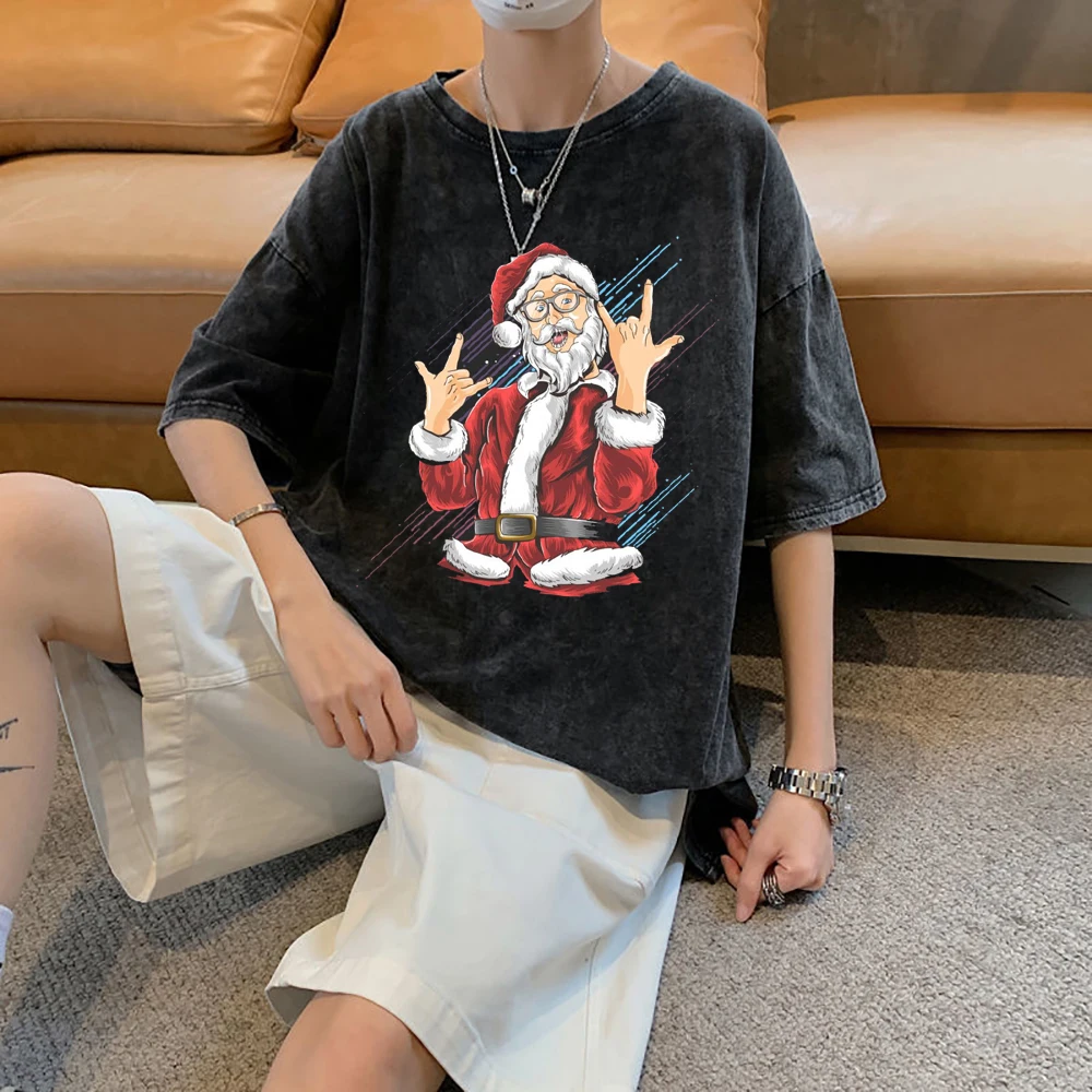 Женская Винтажная футболка в стиле хип-хоп хлопковая с коротким рукавом