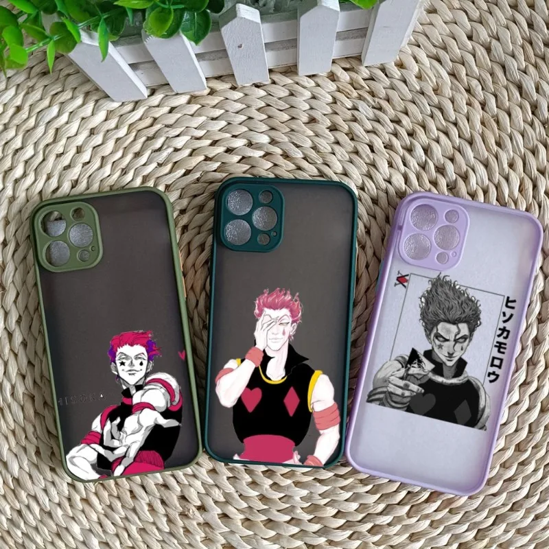 

Чехол Hisoka для телефона с аниме для IPhone 14 13 12 11 Mini Pro Max XS X Max XR 8 7 Plus SE 2022, цветной чехол для телефона
