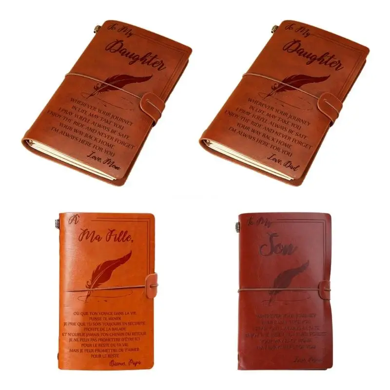 

Pocket Leather Journal Notepad Planner Zipper Card Pocket Elastic Strap Dropship