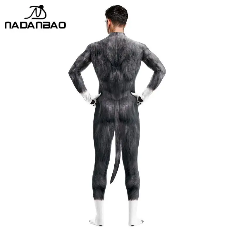Необычные костюмы NADANBAO в виде кошачьего костюма для косплея с животными мужские