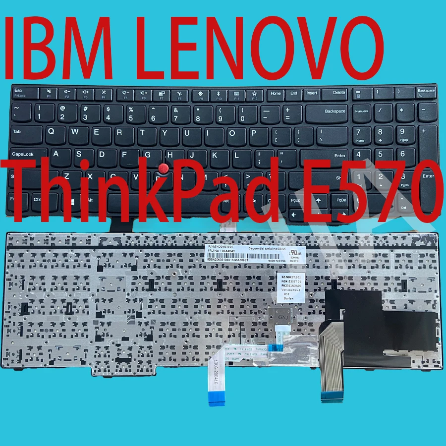 

Клавиатура для ноутбука Lenovo Thinkpad E570 E570C E575