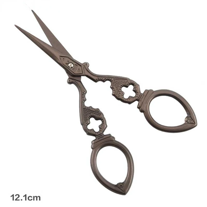 

Vintage Makas Steel Zigzag Mini Scissors Tailor Antique Craft Embroidery Trimming Scissors Sewing Pinking Shears Fabric E