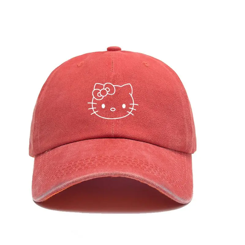 

Женская шапка TAKARA TOMY с милым мультяшным принтом, милая Регулируемая шапка HelloKitty с языком утки