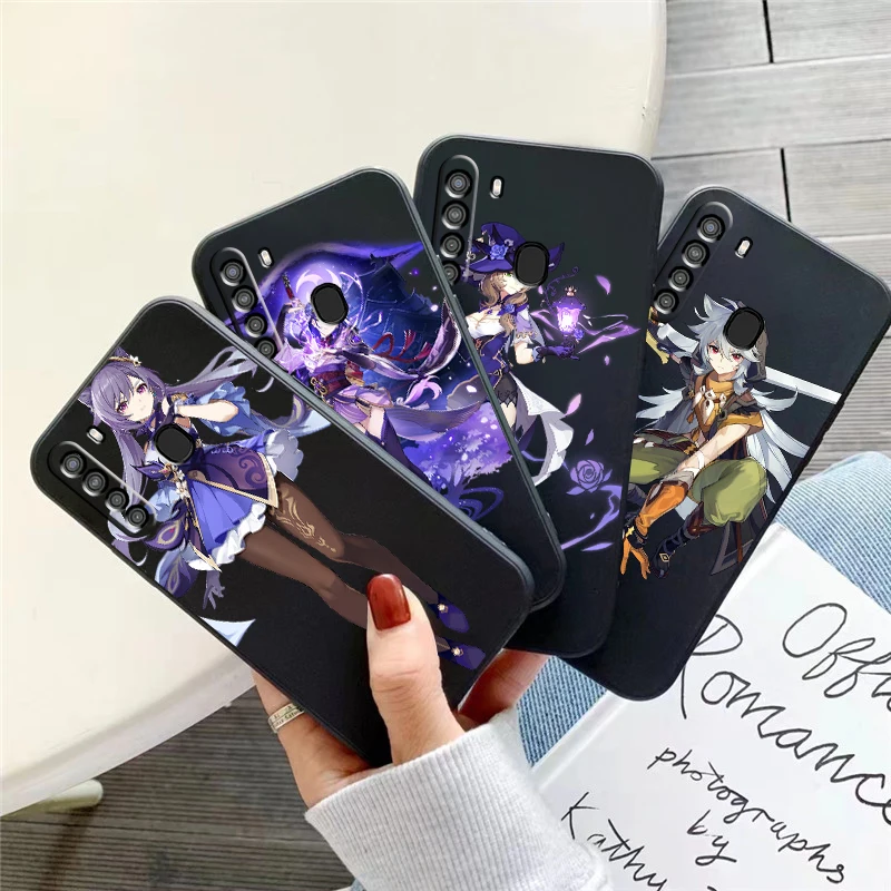 

Genshin Impact Project Game Phone Case For Samsung Galaxy A32 4G 5G A51 4G 5G A71 4G 5G A72 4G 5G Funda Black Back Carcasa