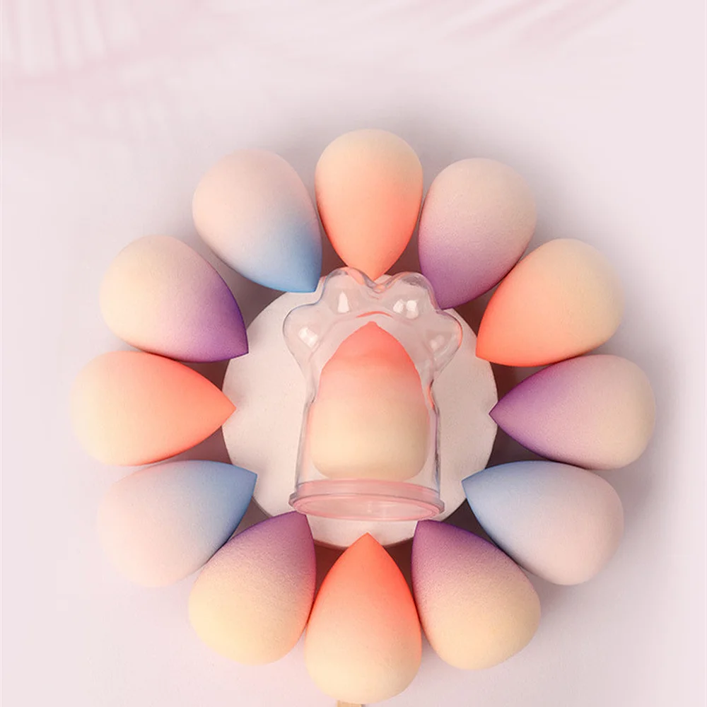

Makeup Sponge with Storage Box Cosmetic Puff Makeup Blender Foundation Powder Sponge Women Beauty Tools Make Up