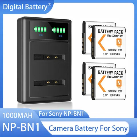 NP-BN1 Аккумулятор для Sony Cyber-shot DSC-QX10 DSC-QX100 DSC-T99 DSC-T110 DSC-TF1 TX7 TX9 DSC-TX10 зарядное устройство для аккумулятора камеры