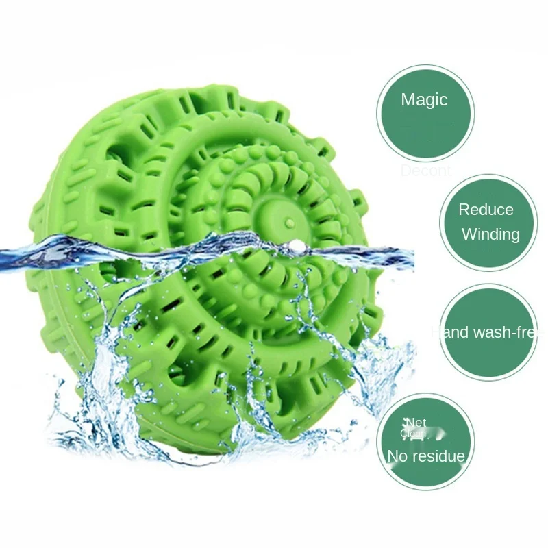 

Laundry Ball Nano Ceramic Washing Strong Decontamination Machine Special Anti-winding Cleaning Detergent Washer Blender Cleaner