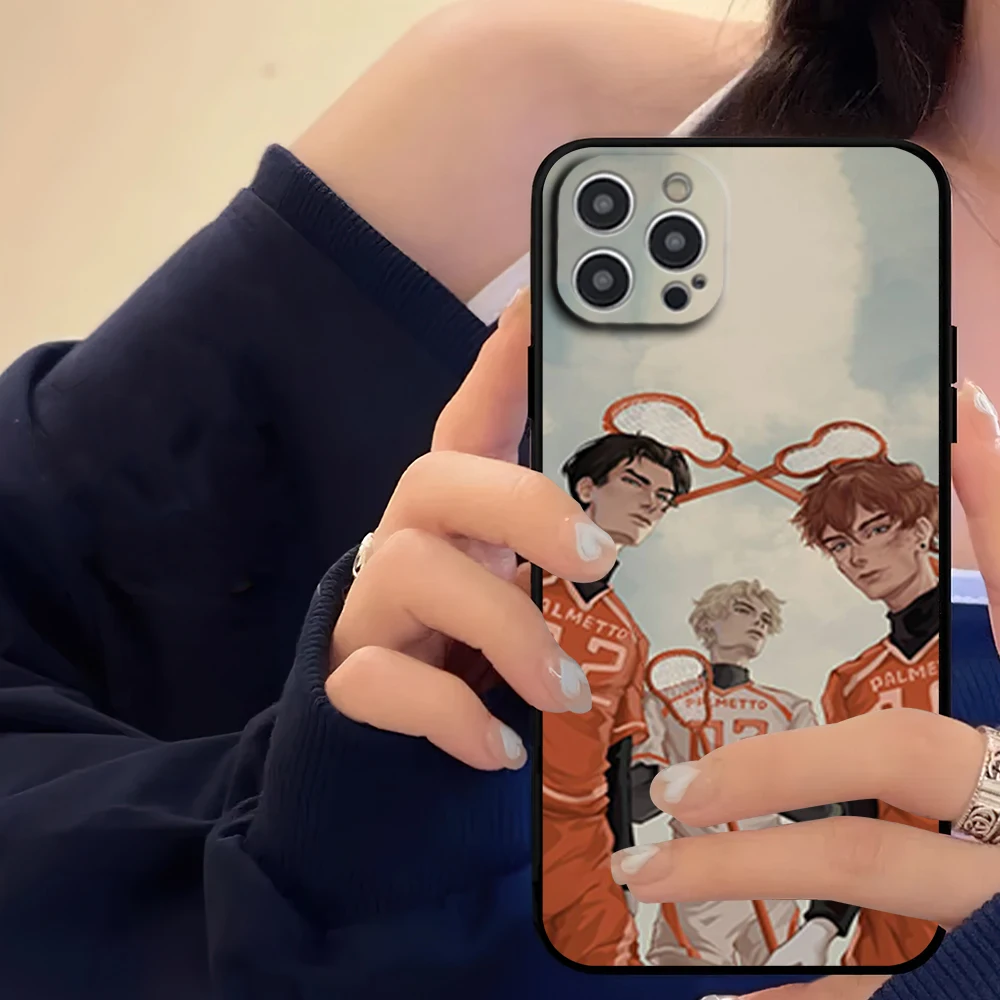 All For The Game F-AFTG Phone Case iPhone 16 11 12 13 14 15 Pro Max Plus Black Soft Shell